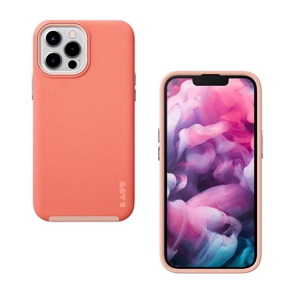 Laut Shield Phone Case Coral NEW iPhone 13 Pro Max Ultra‎ Protective Dual Layer